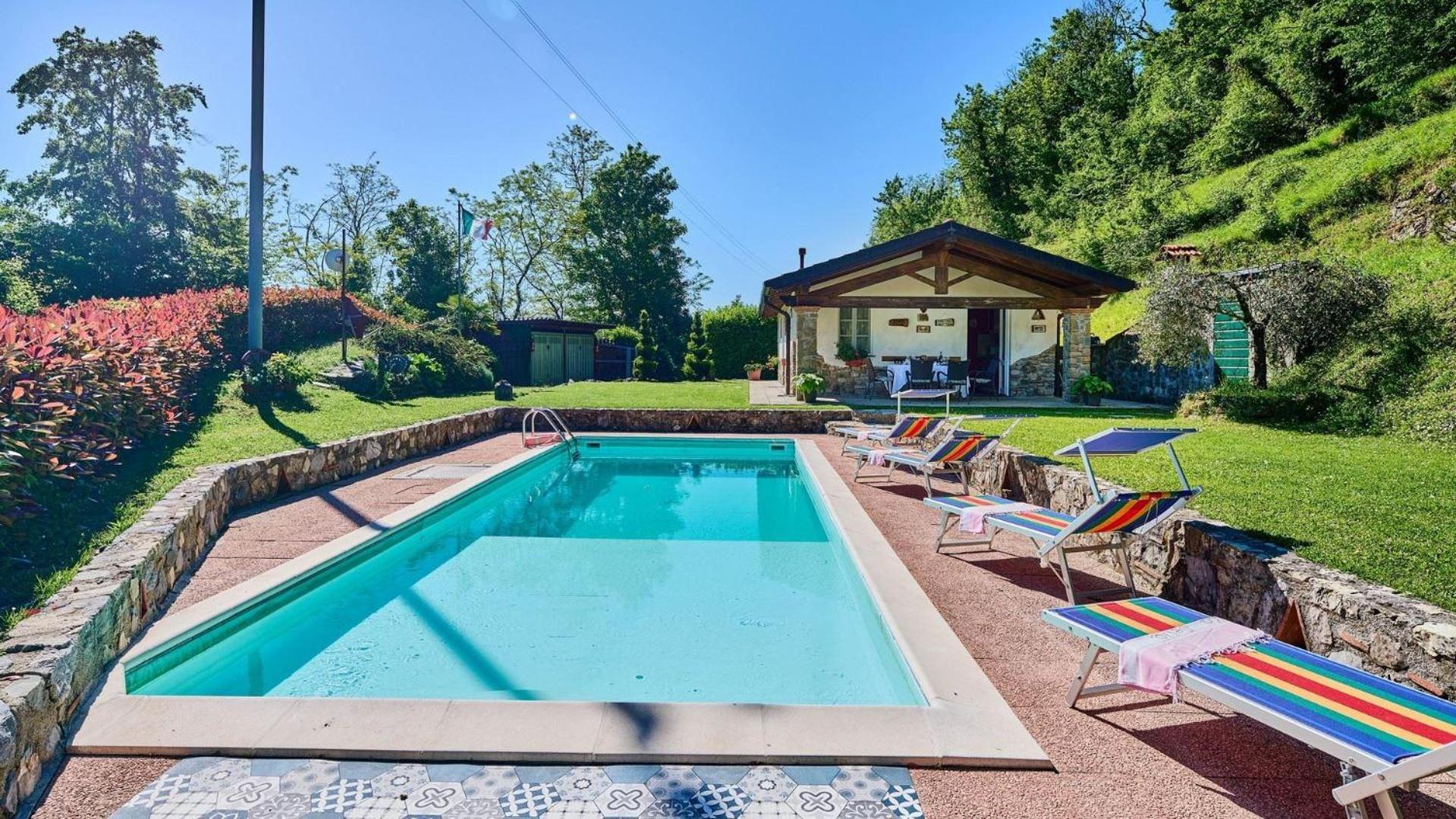 La Sella Villa Pescaglia Buitenkant foto