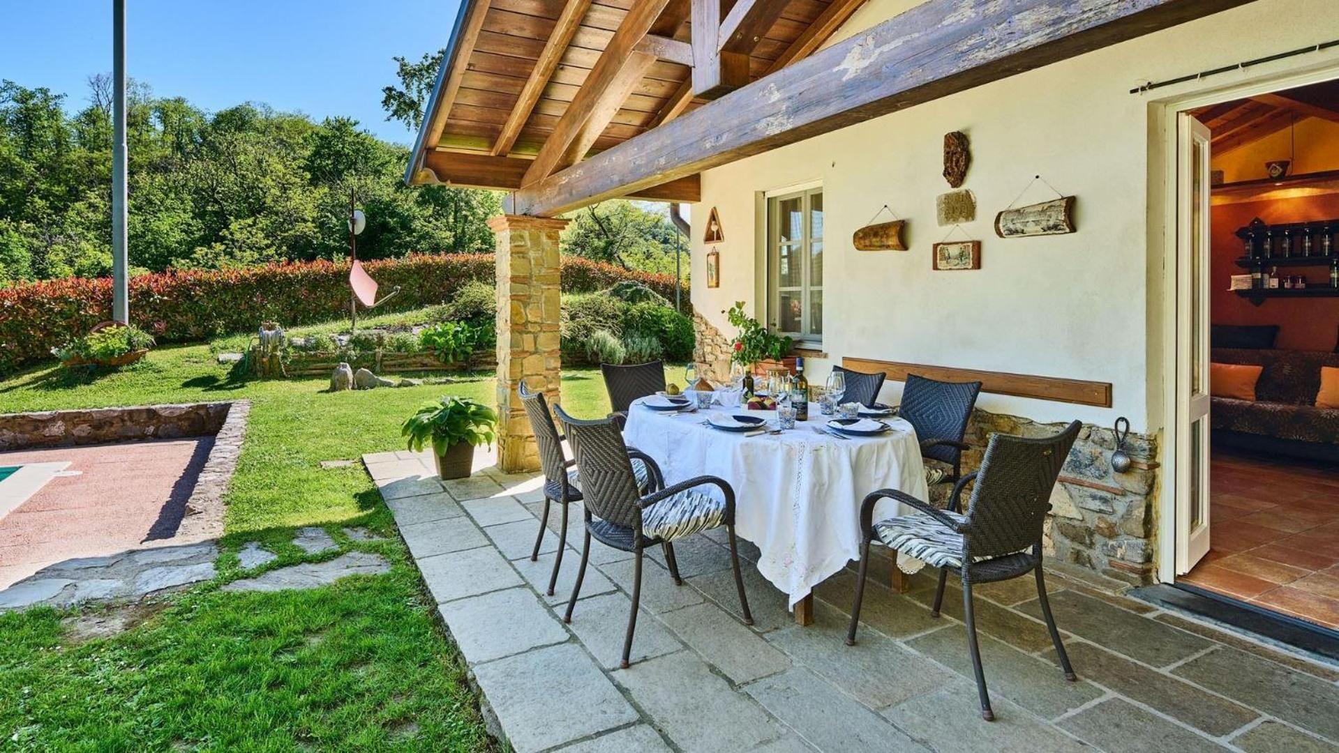 La Sella Villa Pescaglia Buitenkant foto