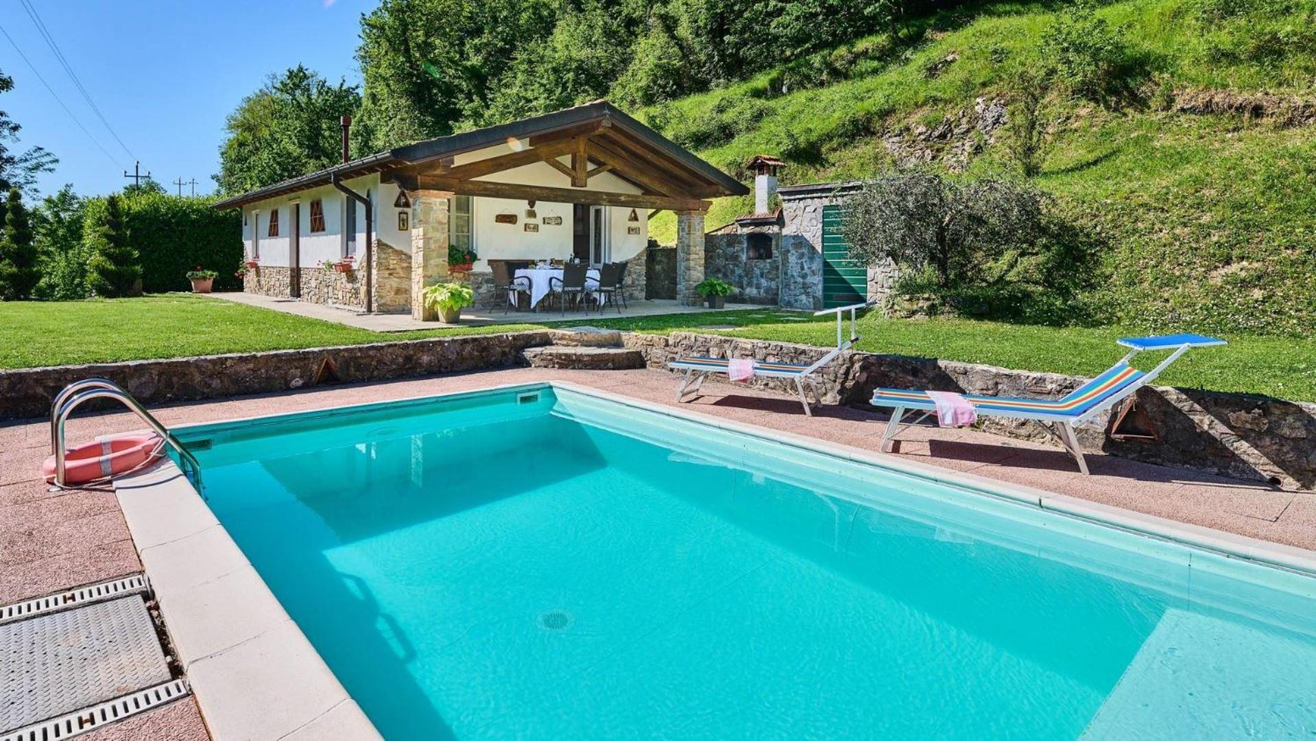 La Sella Villa Pescaglia Buitenkant foto