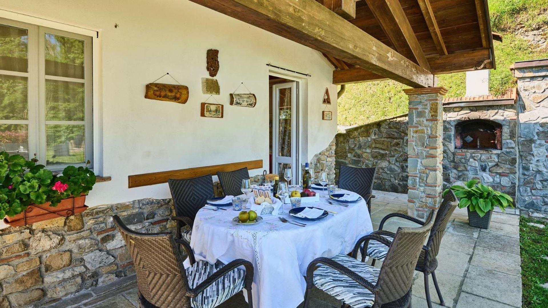 La Sella Villa Pescaglia Buitenkant foto