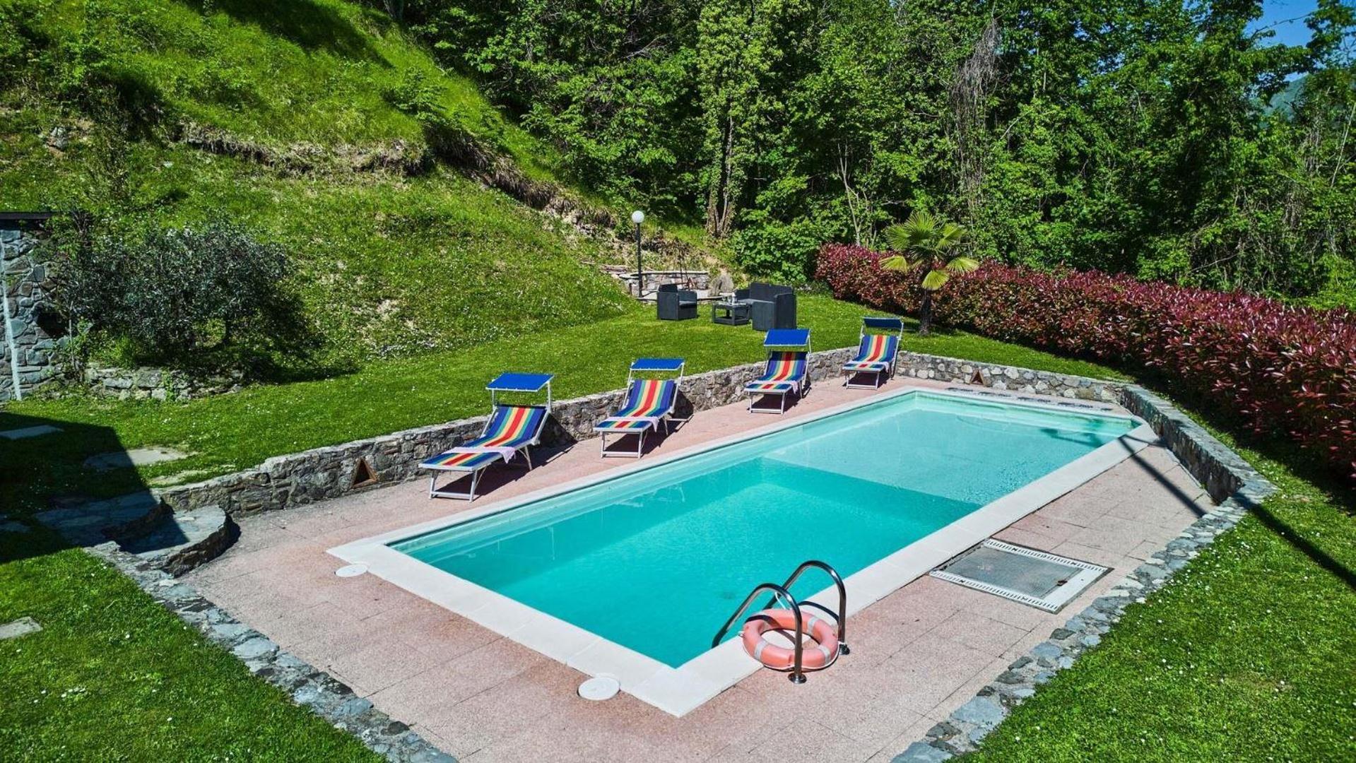 La Sella Villa Pescaglia Buitenkant foto