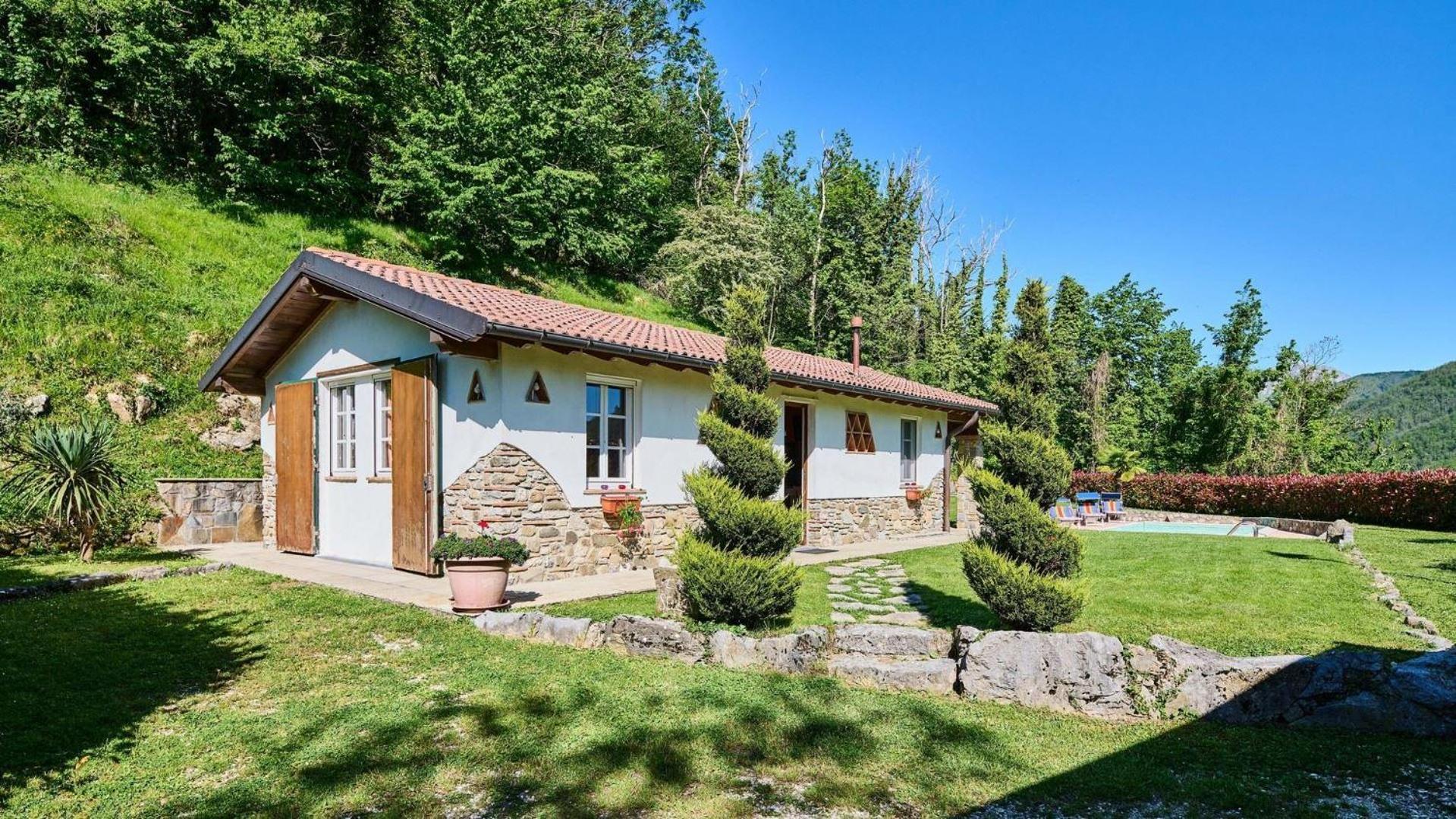 La Sella Villa Pescaglia Buitenkant foto