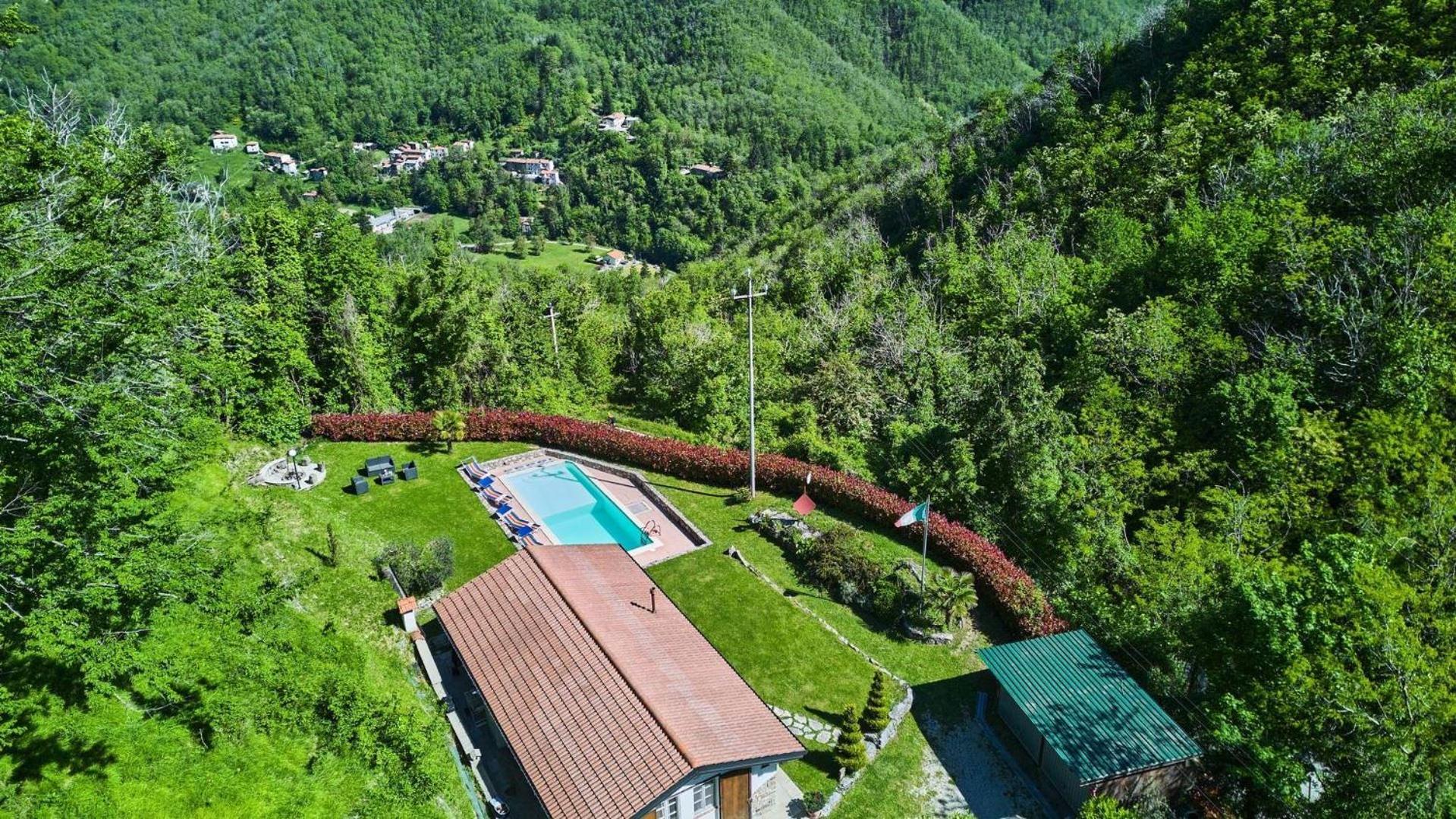 La Sella Villa Pescaglia Buitenkant foto