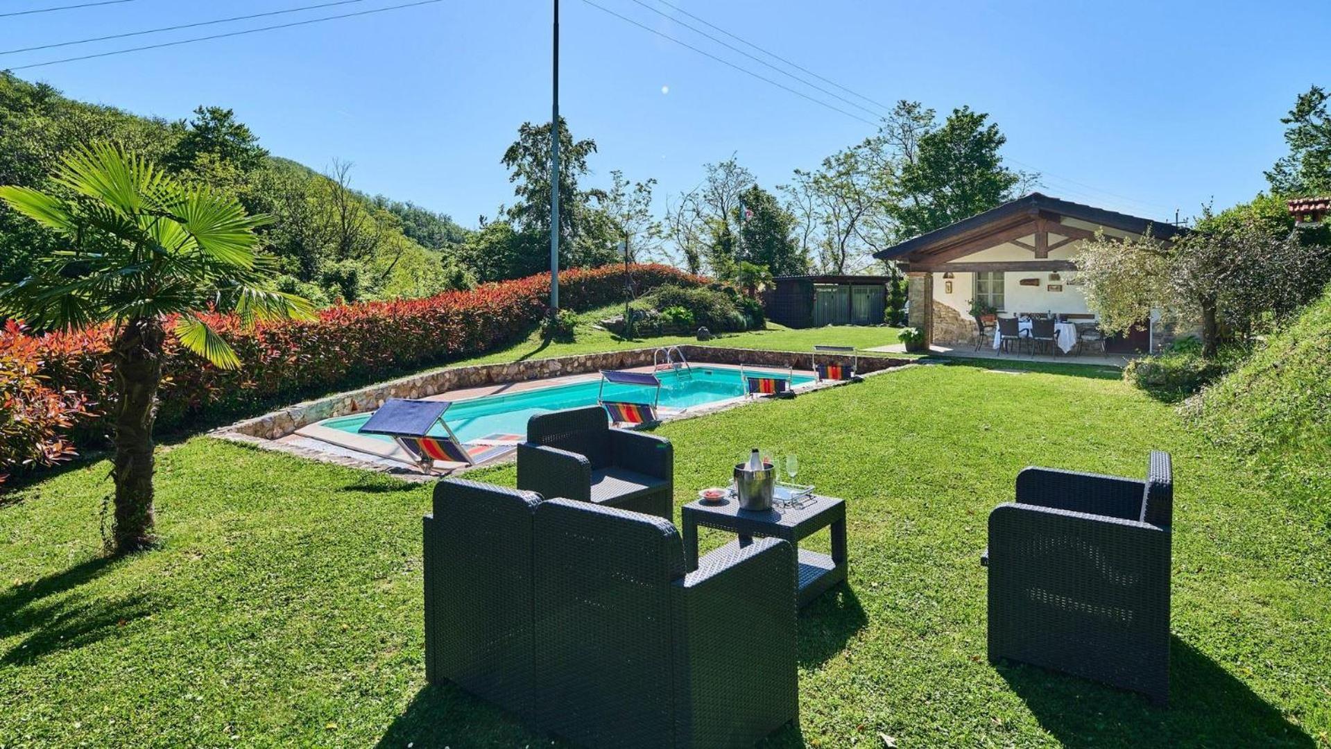 La Sella Villa Pescaglia Buitenkant foto