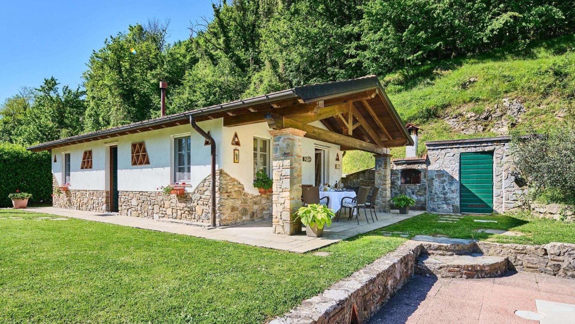 La Sella Villa Pescaglia Buitenkant foto