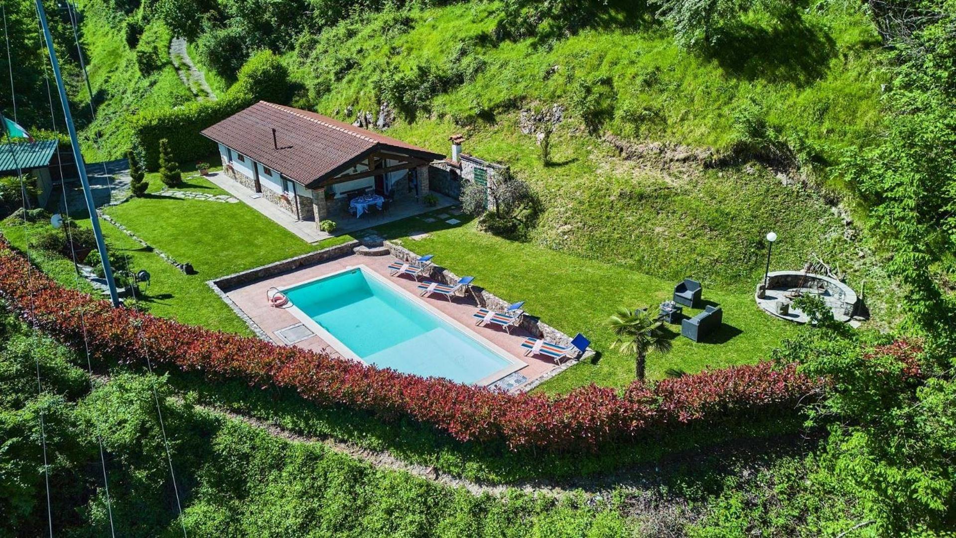 La Sella Villa Pescaglia Buitenkant foto