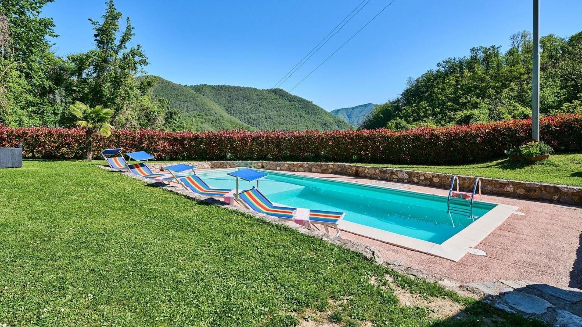 La Sella Villa Pescaglia Buitenkant foto