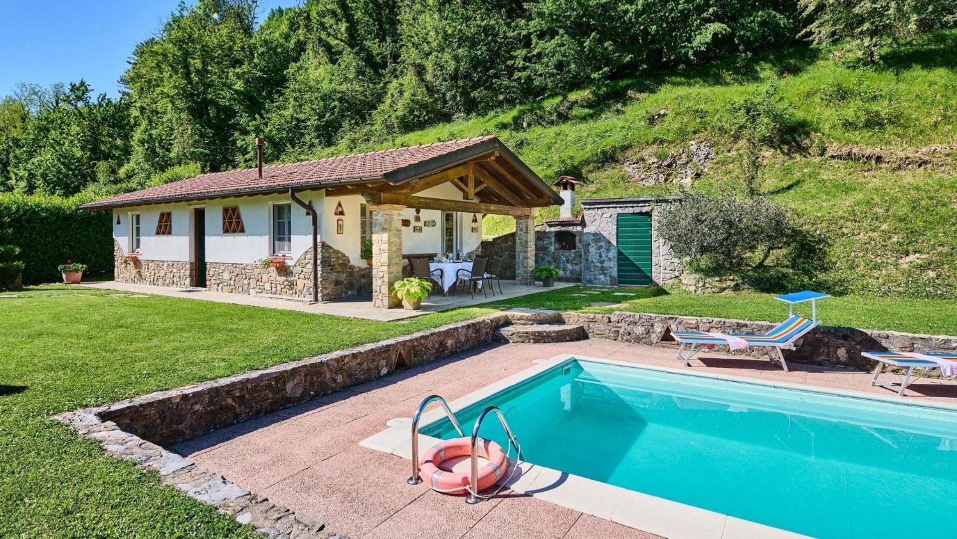 La Sella Villa Pescaglia Buitenkant foto